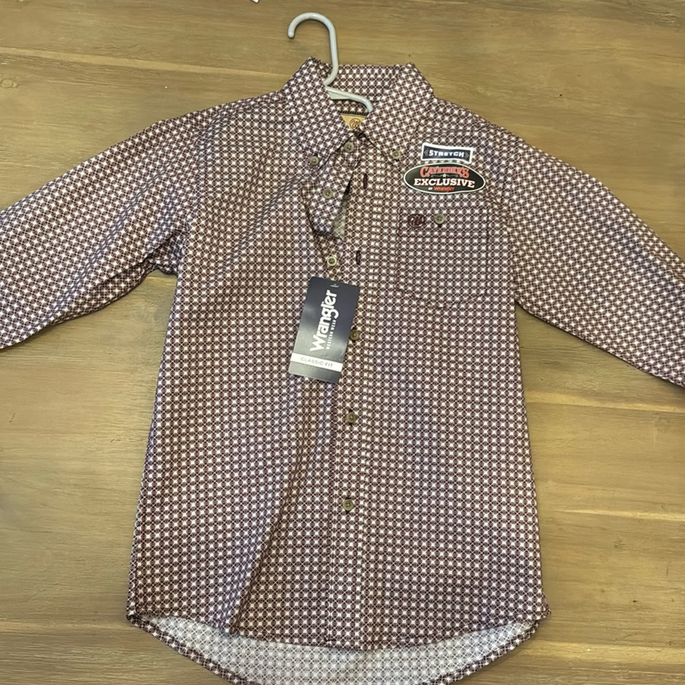 Boys Cavenders by Wranglers Button Up Shirt